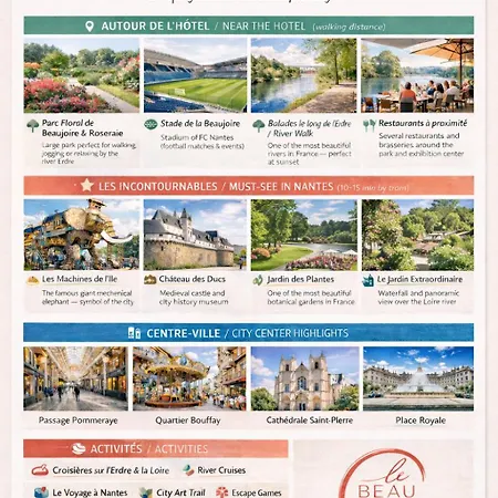 The Originals City, Le Beaujoire, - En Face Du Parc Des Expositions Et Face Au Stade Beaujoire Hotel 3*